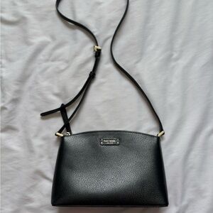 Kate Spade Black Pebbled Crossbody Bag